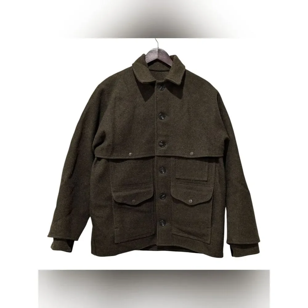 VTG Filson Style 83 Double Macinaw Cruiser Jacket - Forest Green -Sz 40 Med NWOT